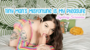 Tiny Man's Misfortune is my Pleasure - A vore scene featuring- dildo sucking, tiny man, pillow humping, no talking, and.webp