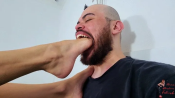 Foot gagging hangover halloween, part 3, by Jeniffer Carter and Slave, FULL HD.webp