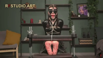 Dark Ariel - A Tickle Toy - Tickling in a Catsuit, Toe Press, Ballgag and Nosehook (UHD 4K MP4).webp