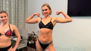 Pamela Strong vs Ginger Kate in a Topless Competitive Wrestling Match 100% Real called “ITAIAN MUSCLE GIRL VS CZECH RE.webp