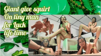giant seduce a tiny man and squirt on he for luck.webp