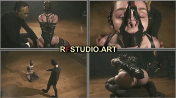 Stacy - True Rope Bunny Bliss Part 1 - Tight Belt Bondage, Harness Ballgag, and Nose Hook (FULL HD MP4).webp