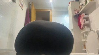 MILF in Tight Bodysuit Drops Huge Farts in Bathroom.webp