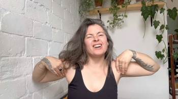 she will tickle her armpits with feather.webp