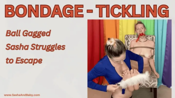 Bondage Teen Tickled and Tormented - Rope Bondage - Ball Gag - Screaming and Struggling to Escape.webp