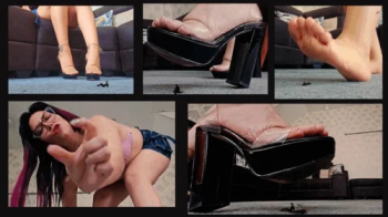 Giantess crush with heels.webp
