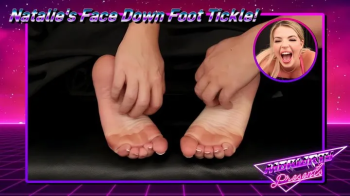 Natalie's Face Down Foot Tickle - This Little Piggy Game.webp