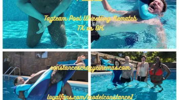 Pool Wrestling Rematch TX Peyton and Jack vs OK Sasha and Gene.webp