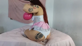 REDHEAD PUTS SMALL SLAVE INSIDE THE BALLOON AND HUMILIATES HIM BY FARTING AND SWEARING PART 2 BY ARIEL FULL HD.webp