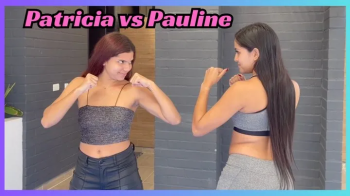 20 year old little sister vs 22 year old big sister - Two athletic women meet in the ring.webp
