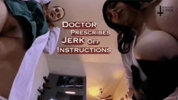 Doctor Prescribes Jerk Off Instructions - HD - featuring Codi Vore and Jane Judge, a medical fetish scene with tiny man.webp