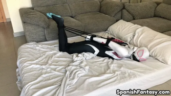 SpiderGwen 1h hogtied.webp
