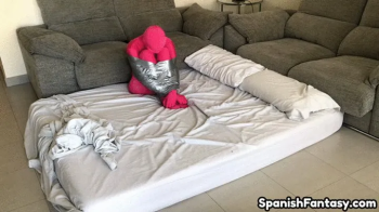 Zentai girl duct taped #6.webp
