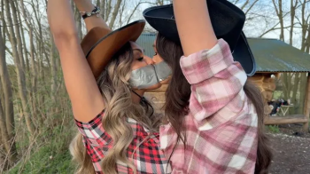 Scarlett Rose and Lauren Rice in Bound in the woods.webp