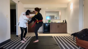 Sweeps and Takedowns on My Wrestling Dummy.webp