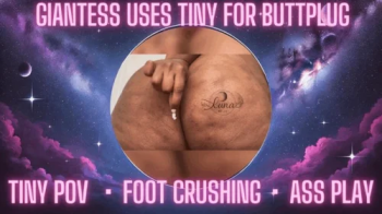 Giantess Uses Tiny for Butt Plug.webp