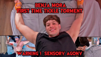 Benja Mora first time tickle torment - Warning! Sensory agony.webp