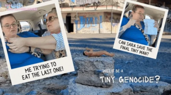 Will it be a Tiny Genocide- Gentle Giantess Sara Star protects tiny man species from hungry MiLF OctoGoddess 720p.webp