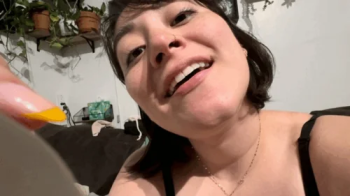Giantess is having a meal and you are dessert.webp