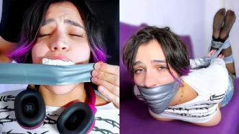 Too TIGHT for an Angel- Her SOCK Won’t Leave That SEALED Mouth Anytime Soon!.webp