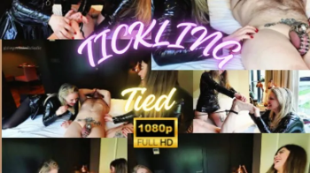Tickling tied up slave husband - Empress Bella Sadic - Temptress Moon - TIckling- Shibari - Femdom - Double Domme.webp
