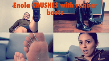 Enola Crushes with Rubber Boots 4k.webp