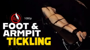 Face Down Ticklish Jane Topless & Barefoot, Bound to the Tickle Bench-– Merciless Intense Armpit & Foot Tickle Torment.webp