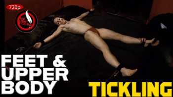 Ticklish Brunette Luna Restrained to the bed, Tied Up and Tickled - Intense Feet Tickling and Armpits Tickle - 720p copy.webp