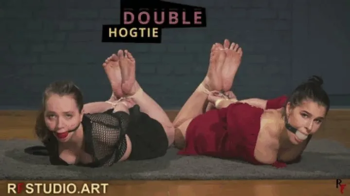 Pandora and Arina - Double Barefoot Hogtie and Ballgags (FULL HD MP4).webp