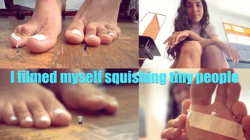 I Filmed Myself Stepping On Little People - Giantess Daniela 4k.webp