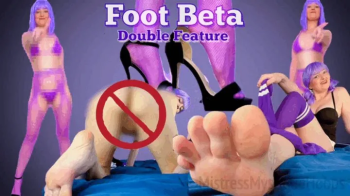 Foot Beta Double Feature - Censored Porn for foot fetish freaks! - Female Domination, Femdom, Feet JOI, Jerk Off Instruc.webp