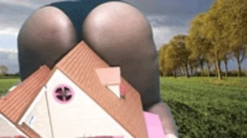 Giantess Tries to Stink out Tinies from House 4K.webp