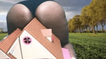 Giantess Tries to Stink out Tinies from House 4K smaller.webp