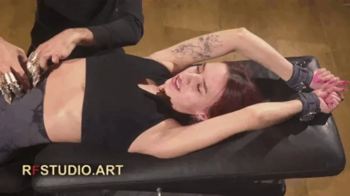 Venera - First Time Upper Body Tickling in Stocks (FULL HD MP4).webp