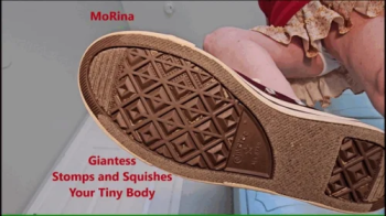 Giantess MoRina Stomps and Squishes Your Tiny Body.webp