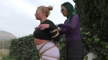 Zoey Ziptie 72h Extreme Challenge - Chapter 14 - Bondage Walk & Outdoor Training- Part 2 wmv SD.webp