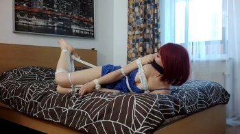 Di is tied up in strips of tattered fabric and gagging_Cher20_POV.webp