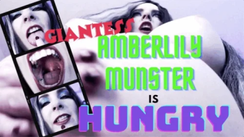 Giantess AmberLily Munster Is Hungry Vore - MP4.webp