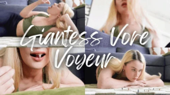 Unaware Giantess Vore Voyeur - Shrinking Fetish, Tiny Man POV, Giant Woman Vore.webp