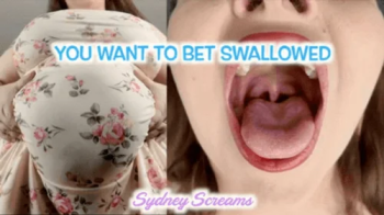 You Want to be Swallowed - POV Tiny Man Begs Nice BBW Giantess to be Vored - Sydney Screams - 720 MP4.webp