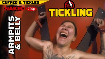 First Time for Gaga Tied Up and Mercilessly Tickled on the Cross! - Ticklish Armpits Tickle and Intense Belly Tickling m.webp