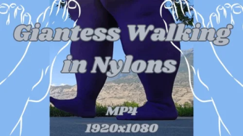 SSBBW Giantess Rachel Walks in Nylons Outside MP4 1920x1080.webp