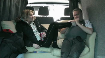 Chelsea's Foot Worship In The Camper Van (4K).webp