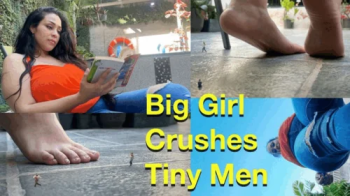 Big Girl Crushes Tiny Men 4K - Giantess Barbara.webp