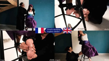 Esmeralda's Ticklish Interrogation - TICKLING - FOOT TICKLING - TICKLING ARMPITS HUMILIATION - BONDAGE - FRENCH LANGUAGE.webp