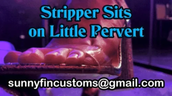 Stripper Sits on Little Pervert.webp