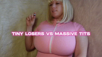 Mean Giantess Devours A Tiny Man With Her Massive Triple G Tits - Spit Verbal Humiliation Cleavage Tit Worship Ass Destr.webp