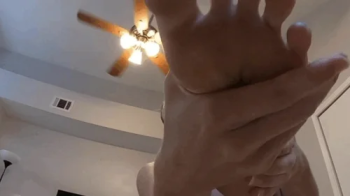 Giantess Stepson Hides and Worships her feet and asshole.webp