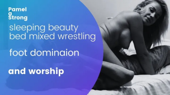 Pamela Strong beauty bed mixed wrestling foot domination and worship.webp