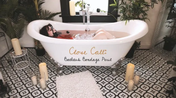 Close Call- Bathtub Bondage Peril - Ditria's eyes fill more and more with fear as the tub only does with water! In a str.webp